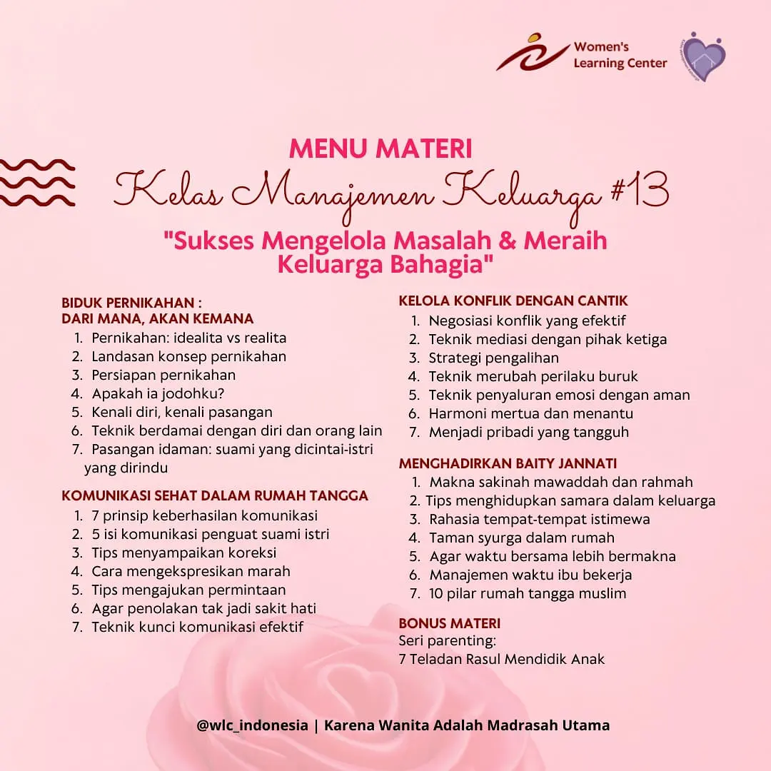 Kelas manajemen keluarga